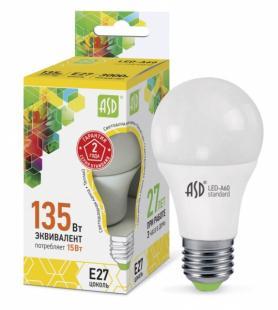 Светодиодная лампа А60 LED OPTI А65-15W-E27-W