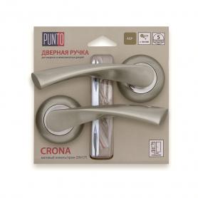 Ручка раздельная Punto (Пунто) CRONA TL/HD SN/CP-3 матовый никель/хром